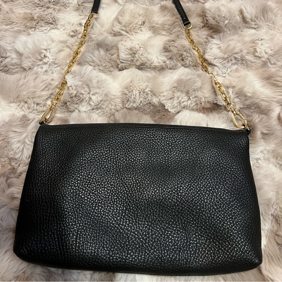 Tory Burch Black Leather Crossbody Magnetic closure - Picture 6 of 10